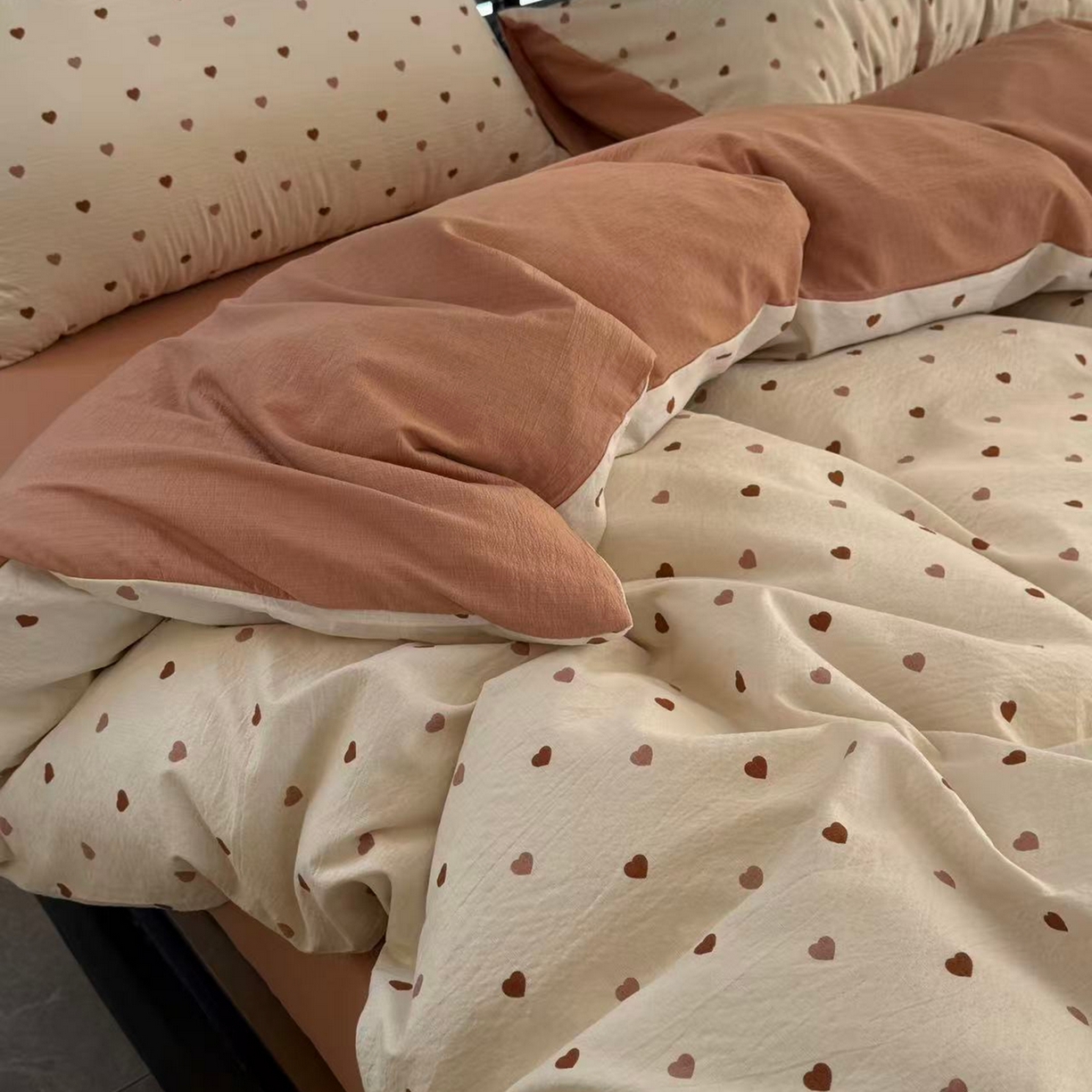 91家纺网 家纺一手货源 找家纺 （总）美丽坊 2026新款韩系沐纱棉印花四件套