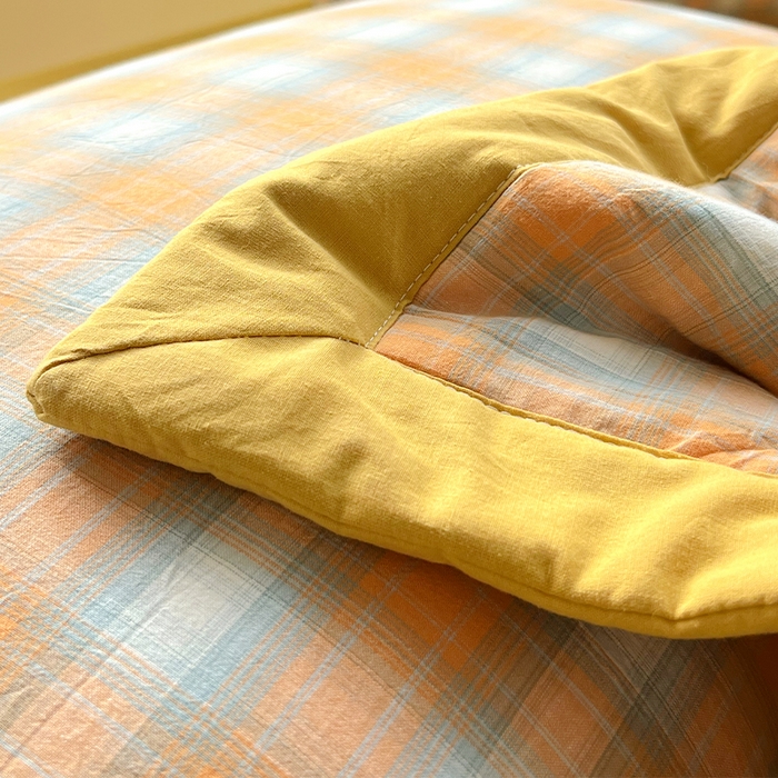 91家纺网 家纺一手货源 找家纺 春皖家纺 2026春夏新款全棉色织水洗棉夏被夏凉被空调被-云恋系列 云恋-沐夏