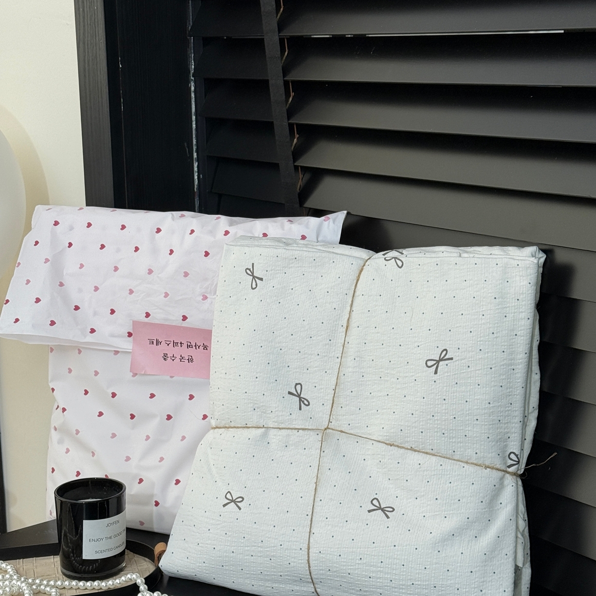 91家纺网 家纺一手货源 找家纺 美丽坊 2026新款韩系沐纱棉印花四件套 可颂