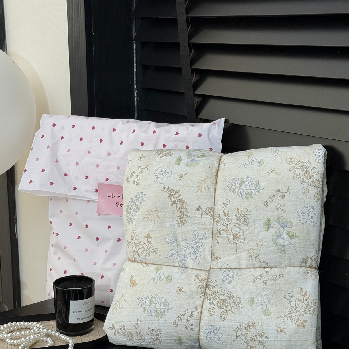 91家纺网 家纺一手货源 找家纺 美丽坊 2026新款韩系沐纱棉印花四件套 秘境森林