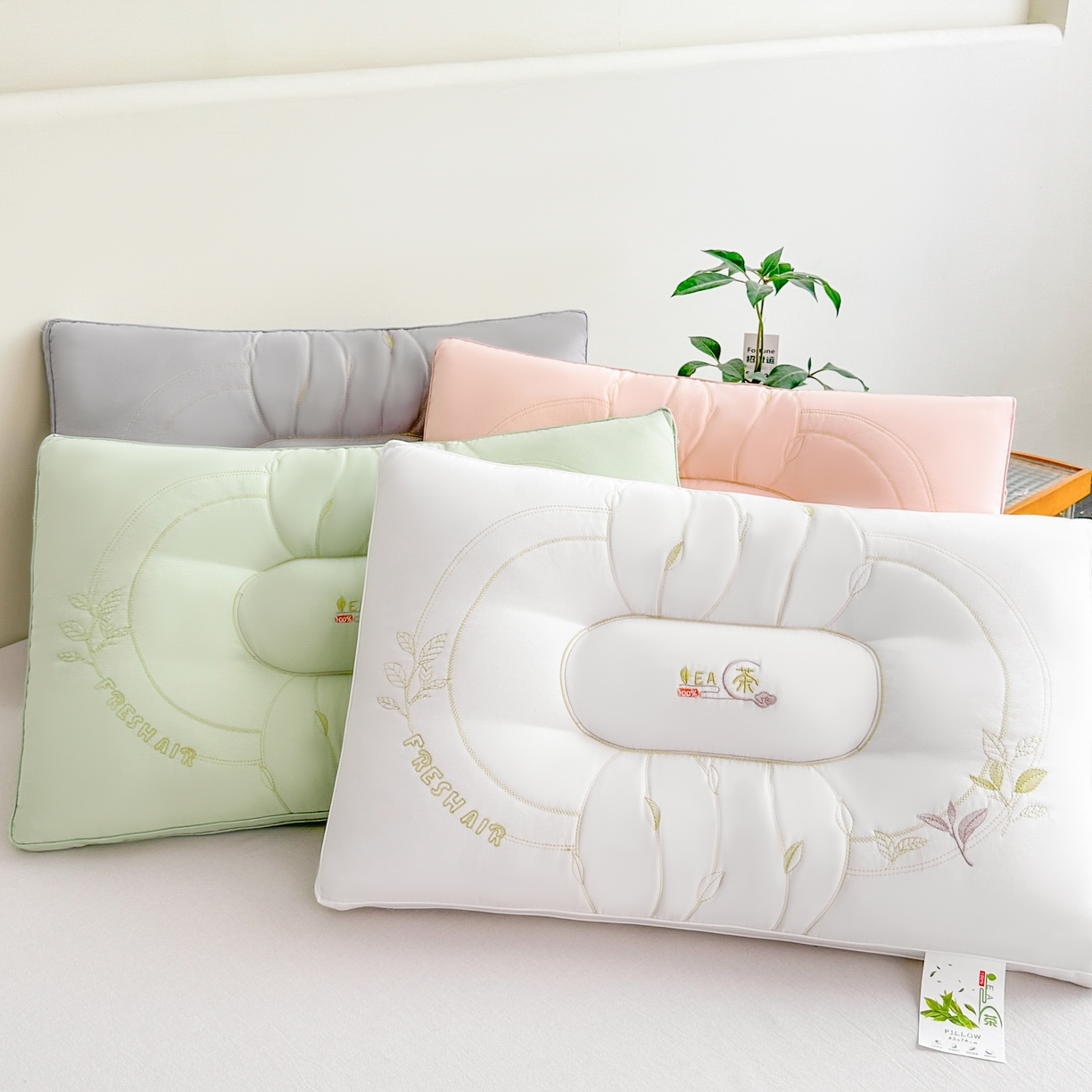 （总）红柳枕芯 2026新款刺绣款高档单人枕头枕芯亲肤透气单人舒睡保健枕睡眠不变形