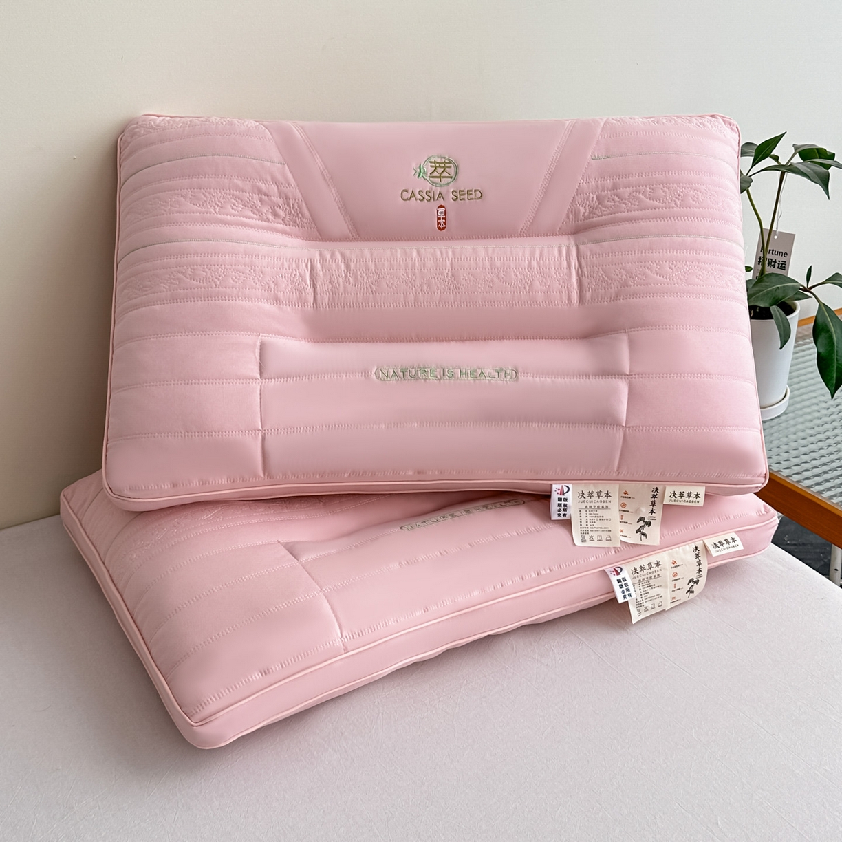 91家纺网 家纺一手货源 找家纺 （总）红柳枕芯 2026新款颈椎疼痛专用护颈椎枕头牵引拉伸不塌陷助眠家用决明子枕头枕芯