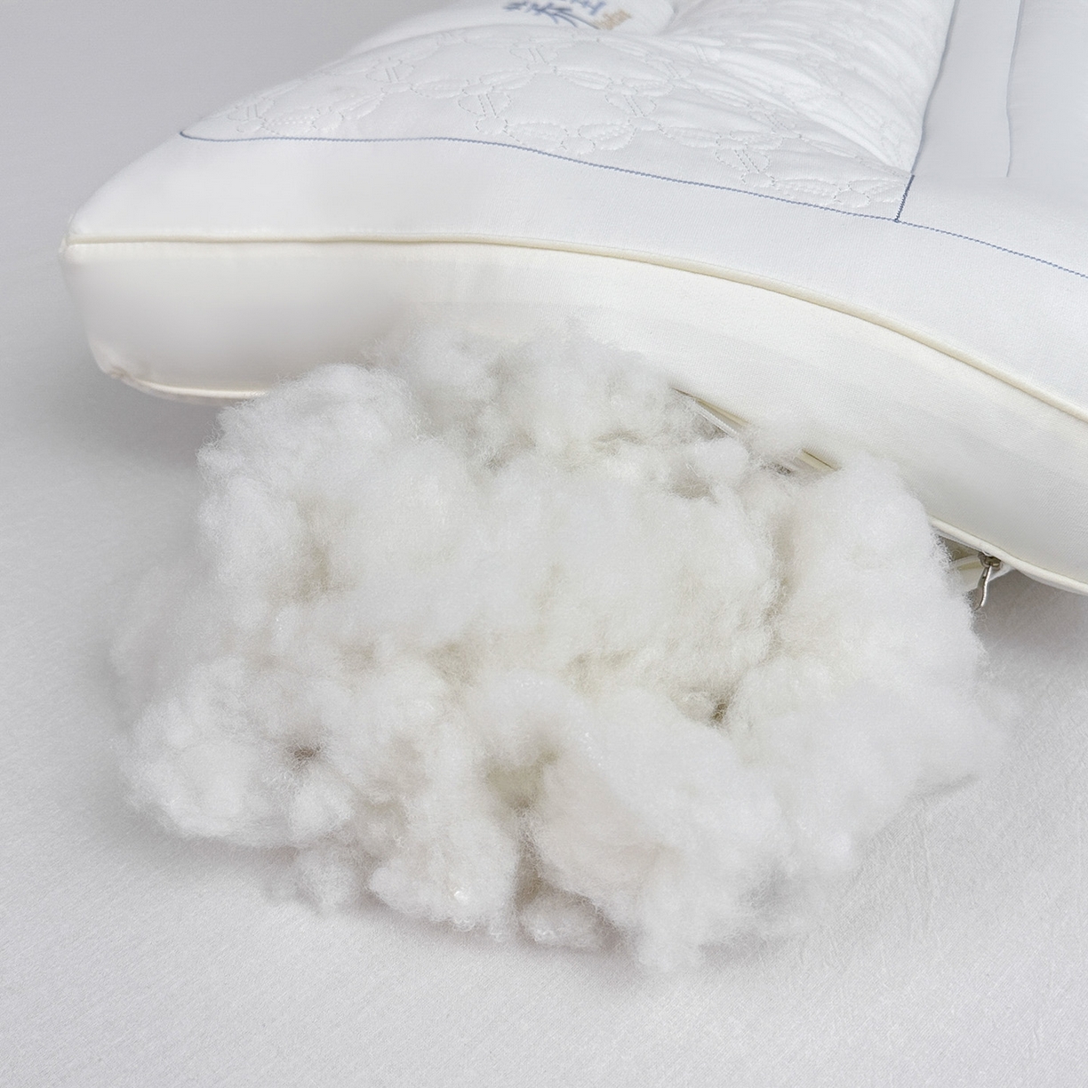 91家纺网 家纺一手货源 找家纺 红柳枕芯 2026新款亲肤舒适荞麦枕枕头枕芯 白色