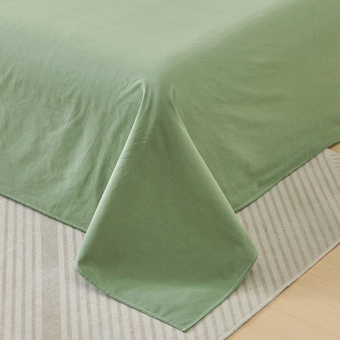 91家纺网 家纺一手货源 找家纺 春皖家纺 2026新款全棉色织宽边棉花夏被-云恋 云恋-绿小格