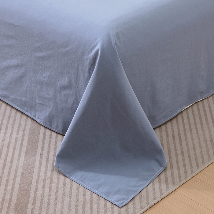 91家纺网 家纺一手货源 找家纺 春皖家纺 2026新款全棉色织宽边棉花夏被-云恋 云恋-水蓝小格