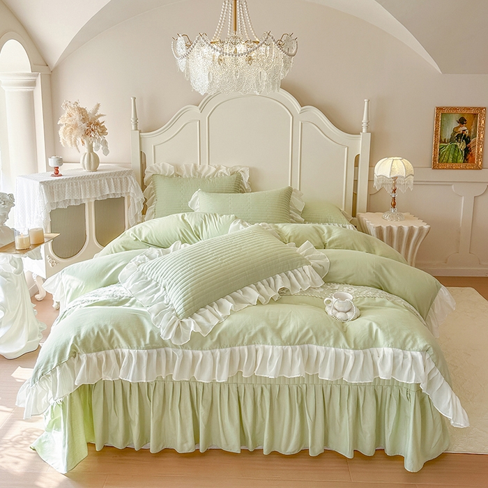 91家纺网 家纺一手货源 找家纺 （总）网红馆（ck家纺）2026新款星河蜜语全棉床盖四件套