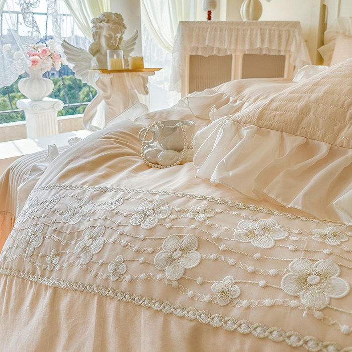 91家纺网 家纺一手货源 找家纺 （总）网红馆（ck家纺）2026新款星河蜜语全棉床盖四件套