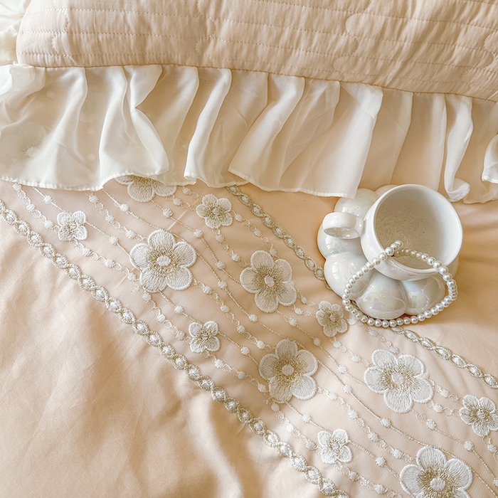 91家纺网 家纺一手货源 找家纺 （总）网红馆（ck家纺）2026新款星河蜜语全棉床盖四件套