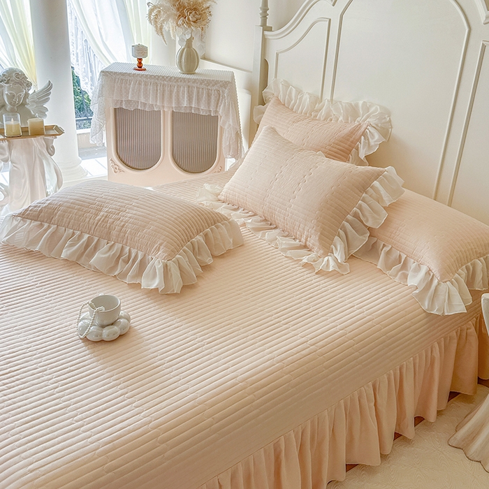 91家纺网 家纺一手货源 找家纺 （总）网红馆（ck家纺）2026新款星河蜜语全棉床盖四件套