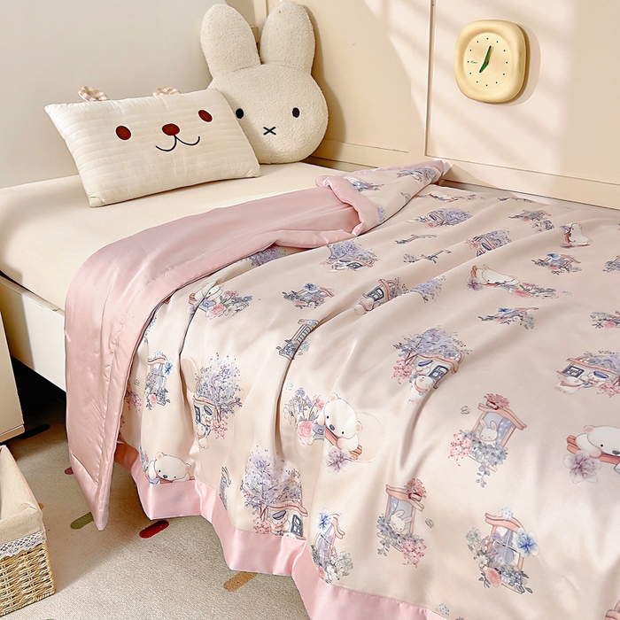 91家纺网 家纺一手货源 找家纺 （总）御棉坊 2026春夏A类天丝活性印染儿童大豆夏被宝宝夏凉被幼儿园午睡空调被薄被子