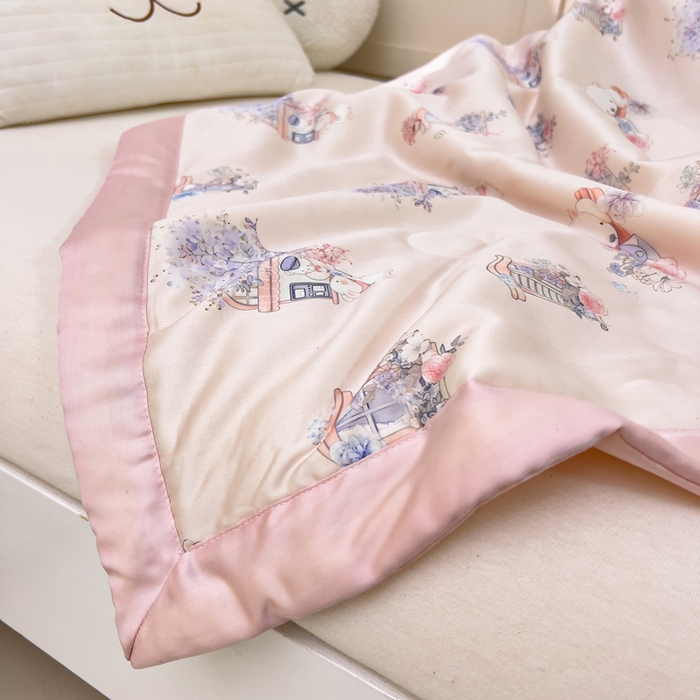 91家纺网 家纺一手货源 找家纺 （总）御棉坊 2026春夏A类天丝活性印染儿童大豆夏被宝宝夏凉被幼儿园午睡空调被薄被子