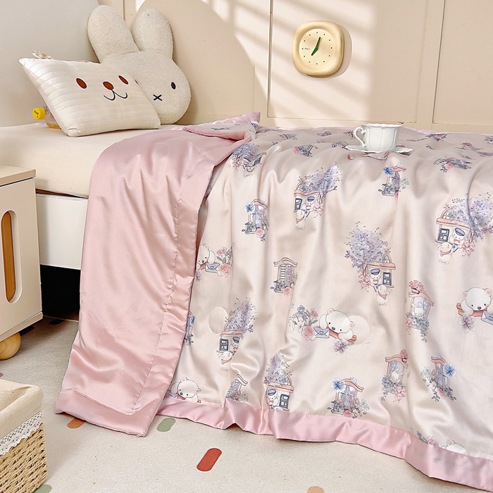 91家纺网 家纺一手货源 找家纺 （总）御棉坊 2026春夏A类天丝活性印染儿童大豆夏被宝宝夏凉被幼儿园午睡空调被薄被子
