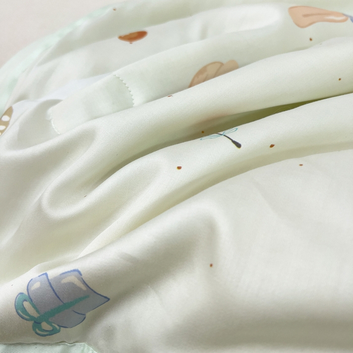 91家纺网 家纺一手货源 找家纺 御棉坊 2026春夏A类天丝活性印染儿童大豆夏被宝宝夏凉被幼儿园午睡空调被薄被子 乐乐兔