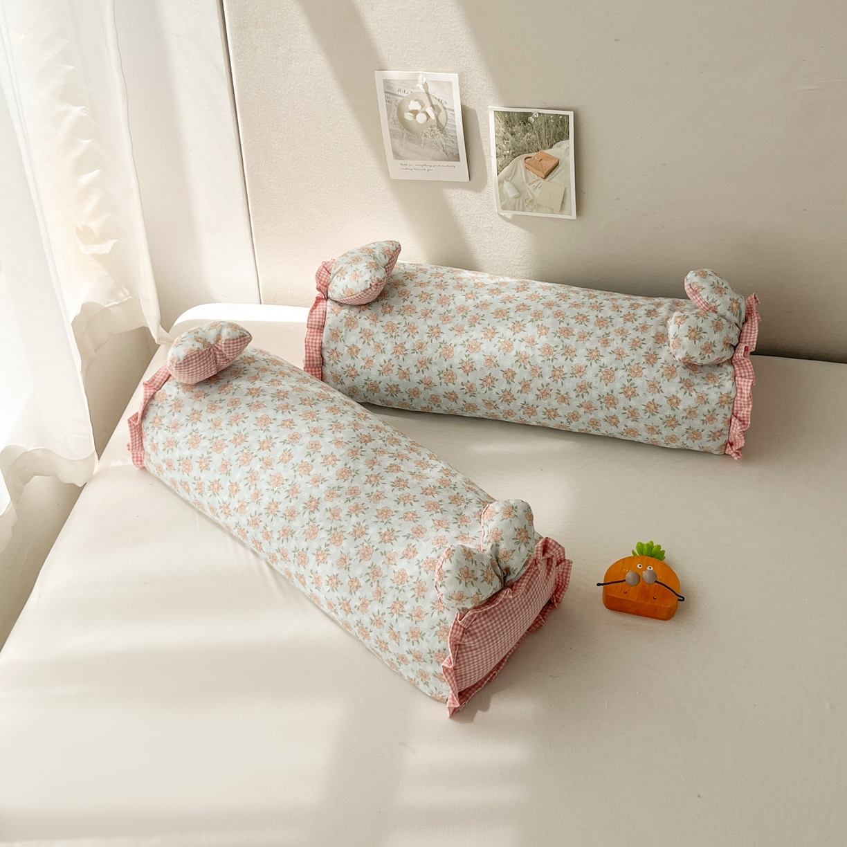 91家纺网 家纺一手货源 找家纺 （总）小桃姐家纺 直播爆款全棉双层纱卡通荞麦枕芯枕头儿童学生成人护颈枕兔兔荞麦枕