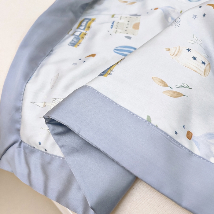 91家纺网 家纺一手货源 找家纺 御棉坊 2026春夏A类天丝活性印染儿童大豆夏被宝宝夏凉被幼儿园午睡空调被薄被子 雪国恐龙