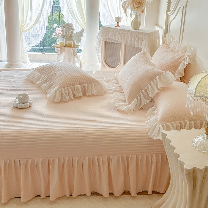 91家纺网 家纺一手货源 找家纺 （总）网红馆（ck家纺）2026新款星河蜜语全棉床盖四件套单床盖