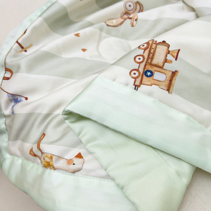 91家纺网 家纺一手货源 找家纺 御棉坊 2026春夏A类天丝活性印染儿童大豆夏被宝宝夏凉被幼儿园午睡空调被薄被子 摇摇熊