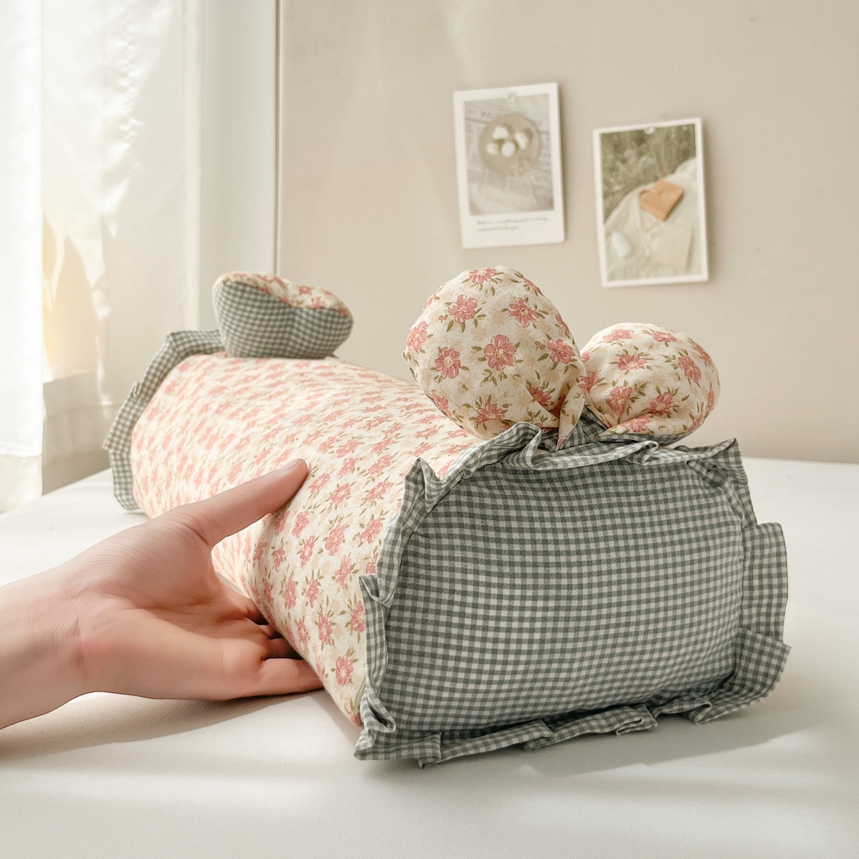 91家纺网 家纺一手货源 找家纺 小桃姐家纺 直播爆款全棉双层纱卡通荞麦枕芯枕头儿童学生成人护颈枕兔兔荞麦枕 梨馥