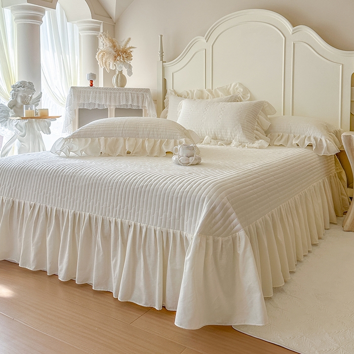 91家纺网 家纺一手货源 找家纺 网红馆（ck家纺）2026新款星河蜜语全棉床盖四件套单床盖 星河蜜语 米