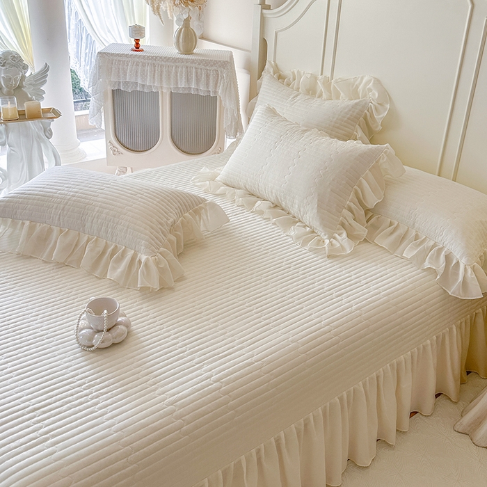 91家纺网 家纺一手货源 找家纺 网红馆（ck家纺）2026新款星河蜜语全棉床盖四件套单床盖 星河蜜语 米