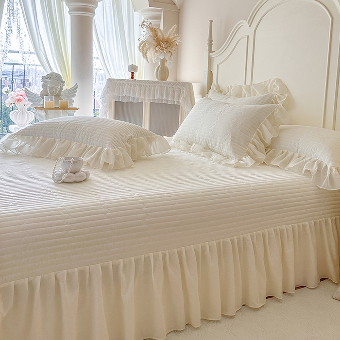 91家纺网 家纺一手货源 找家纺 网红馆（ck家纺）2026新款星河蜜语全棉床盖四件套单床盖 星河蜜语 米