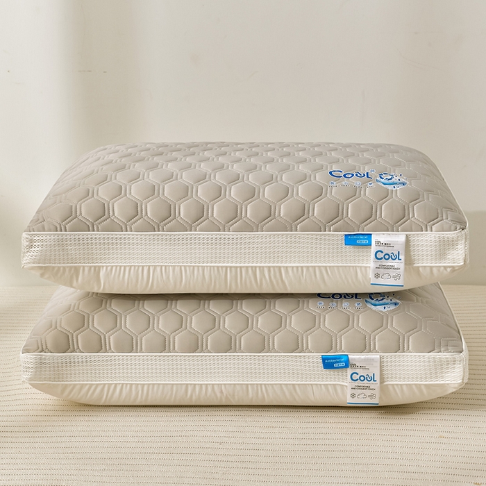 （总）小桃姐家纺 2025新款夏季凉感枕头冰丝枕头枕芯