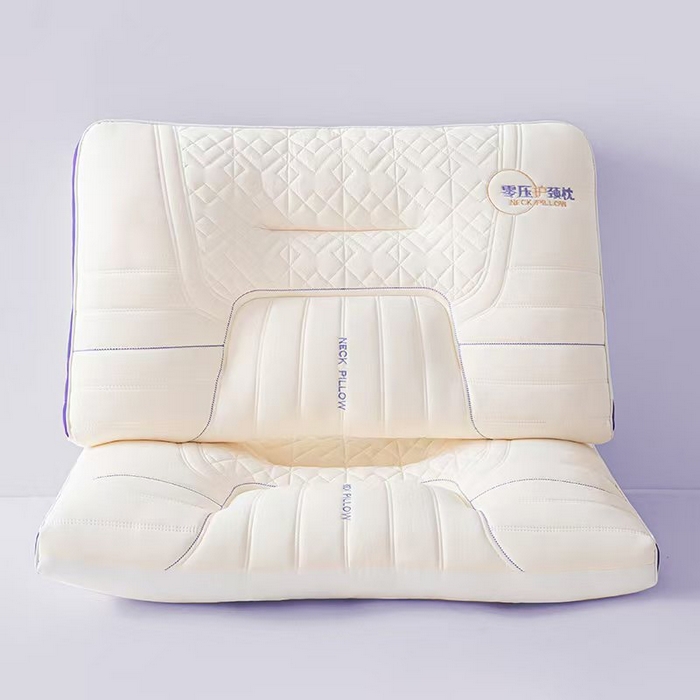 91家纺网 家纺一手货源 找家纺 （总）云熙枕业 2026新款针织分区零压力羽丝护颈枕