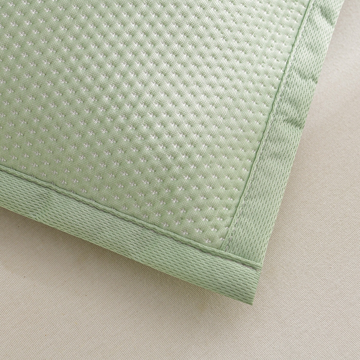 91家纺网 家纺一手货源 找家纺 小桃姐家纺 2025新款熊猫卡通小恐龙刺绣荞麦枕 枕头枕芯 绿色-小熊猫