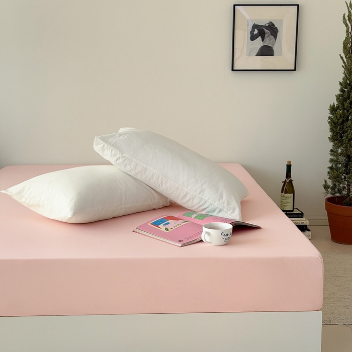 91家纺网 家纺一手货源 找家纺 （总）法芙娜家纺 2026新款纯色165克双面锦氨凉感冰皮床笠