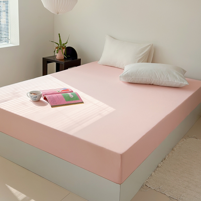 91家纺网 家纺一手货源 找家纺 （总）法芙娜家纺 2026新款纯色165克双面锦氨凉感冰皮床笠