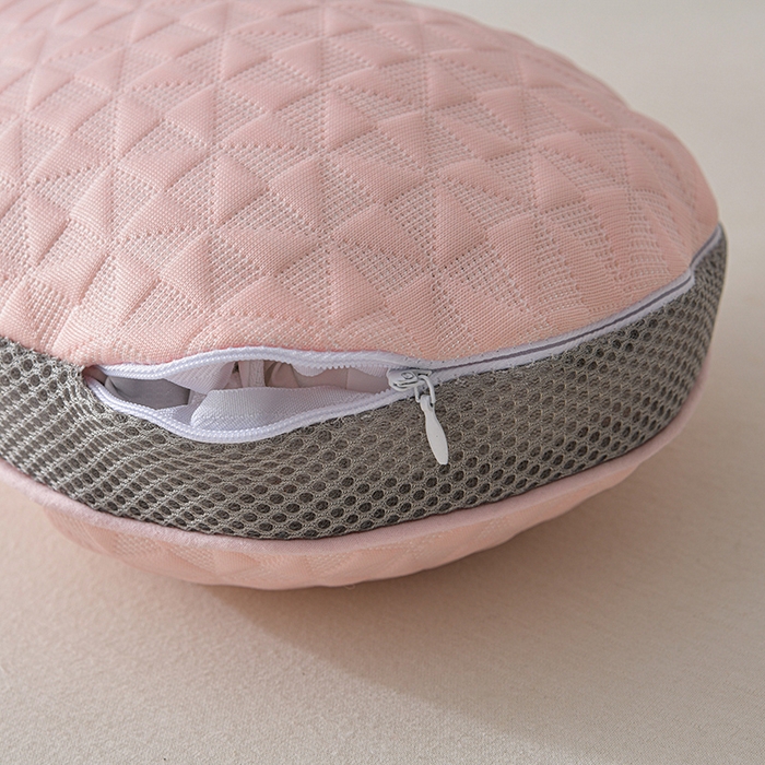 91家纺网 家纺一手货源 找家纺 （总）小桃姐家纺 2025新款凉感冰丝苦荞骨形护颈枕 枕头枕芯