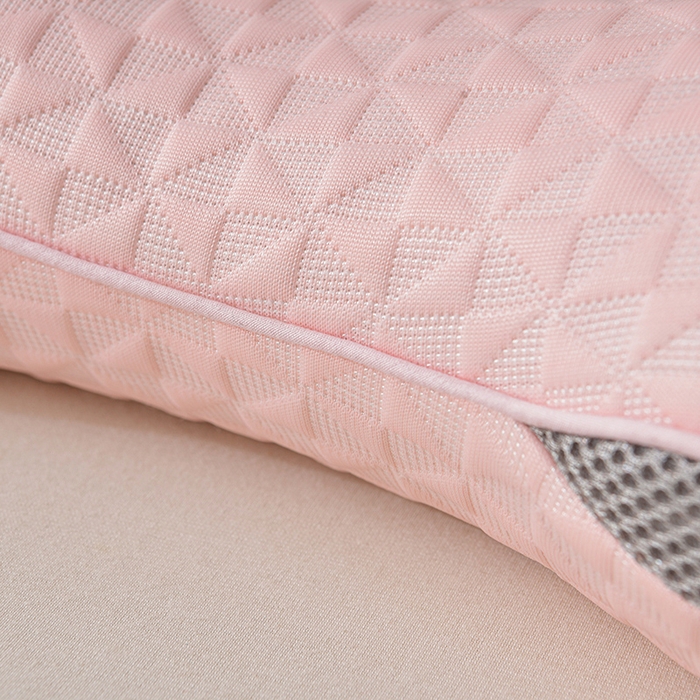 91家纺网 家纺一手货源 找家纺 （总）小桃姐家纺 2025新款凉感冰丝苦荞骨形护颈枕 枕头枕芯