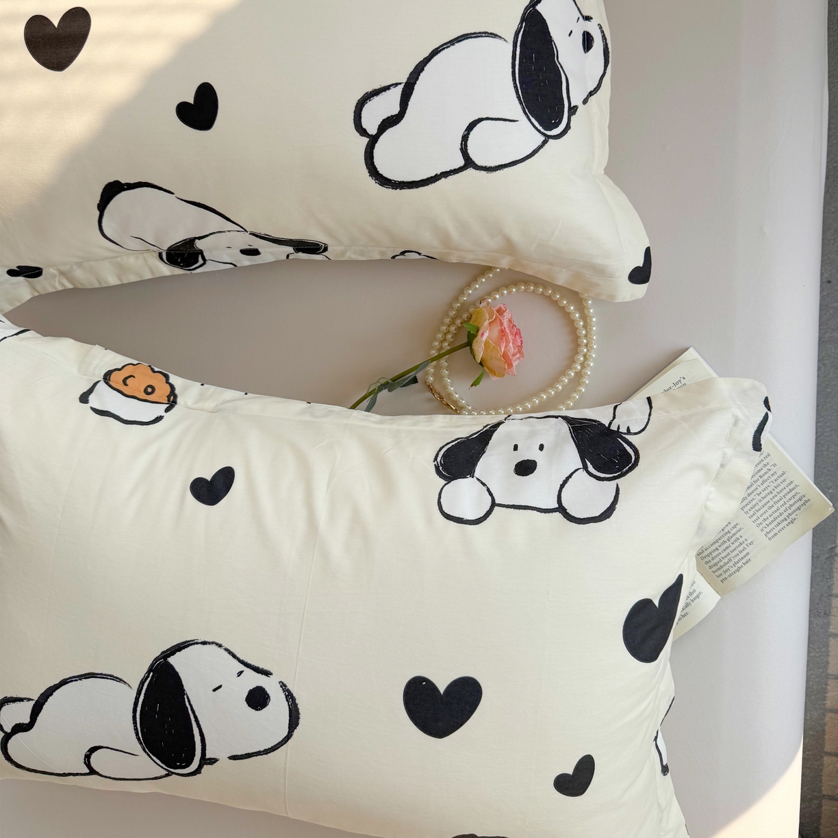 91家纺网 家纺一手货源 找家纺 （总）百寐 2026新款13372全棉信封印花系列枕套