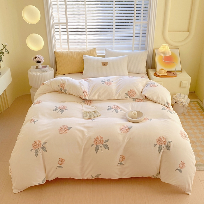 91家纺网 家纺一手货源 找家纺 （总）春皖家纺 2026高端直播热卖非遗A类全棉老粗布加厚床单款三件套-工艺款单被套