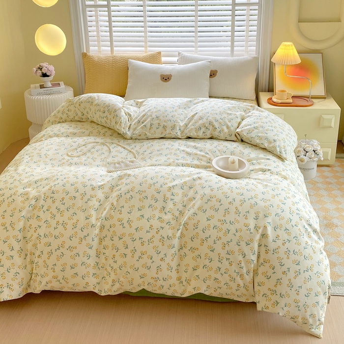 91家纺网 家纺一手货源 找家纺 春皖家纺 2026高端直播热卖非遗A类全棉老粗布加厚床单款三件套-工艺款单被套 伊兰