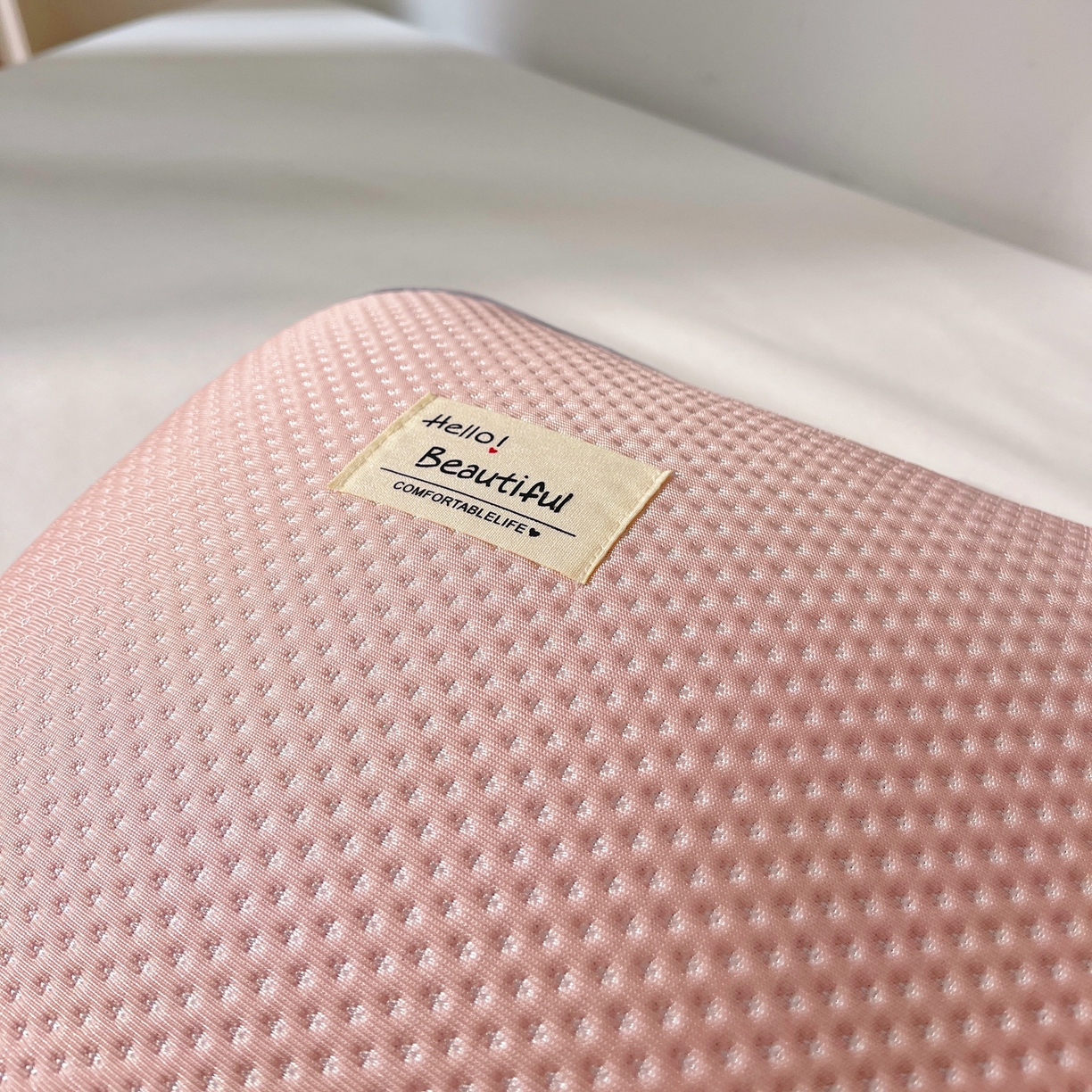 91家纺网 家纺一手货源 找家纺 （总）小桃姐家纺 2025新款凉感冰丝枕荞麦枕头凉豆豆纯色透气面包枕头枕芯