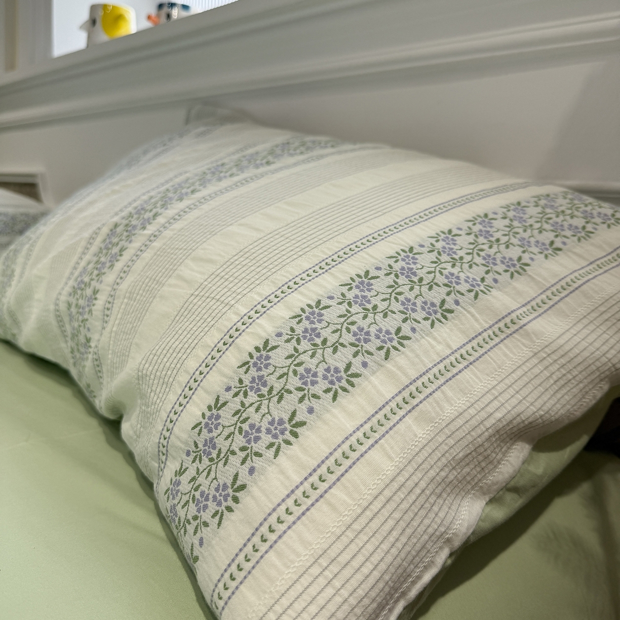 91家纺网 家纺一手货源 找家纺 珺柔家纺 2026新款A版色织提花B版水洗棉四件套 韶华