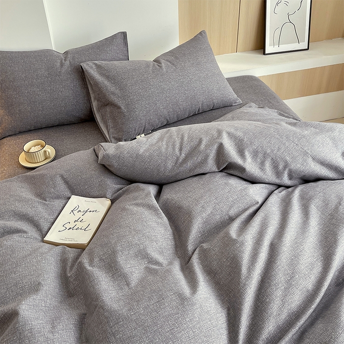 91家纺网 家纺一手货源 找家纺 春皖家纺 2026高端直播热卖非遗A类全棉老粗布加厚床单款三件套-普通款四件套 墨攻