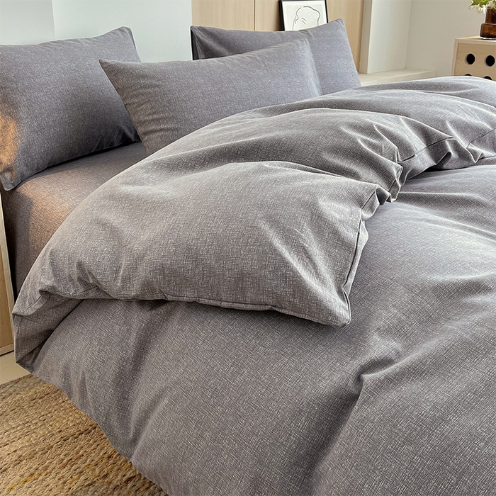 91家纺网 家纺一手货源 找家纺 春皖家纺 2026高端直播热卖非遗A类全棉老粗布加厚床单款三件套-普通款四件套 墨攻