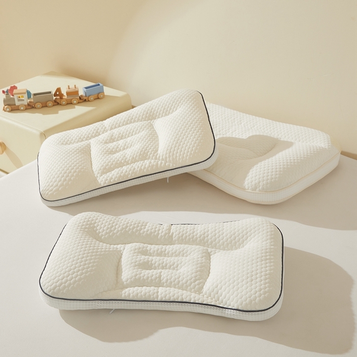 91家纺网 家纺一手货源 找家纺 （总）小桃姐家纺 2025新款儿童针织TPE软管豆豆枕头枕芯