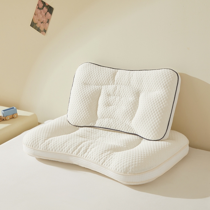 91家纺网 家纺一手货源 找家纺 （总）小桃姐家纺 2025新款儿童针织TPE软管豆豆枕头枕芯