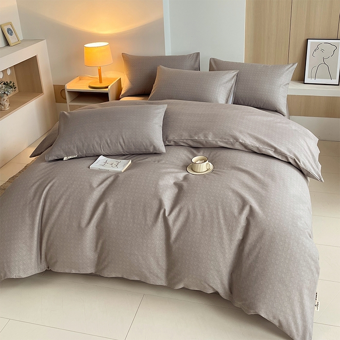 91家纺网 家纺一手货源 找家纺 春皖家纺 2026高端直播热卖非遗A类全棉老粗布加厚床单款三件套-普通款四件套 萎格咖