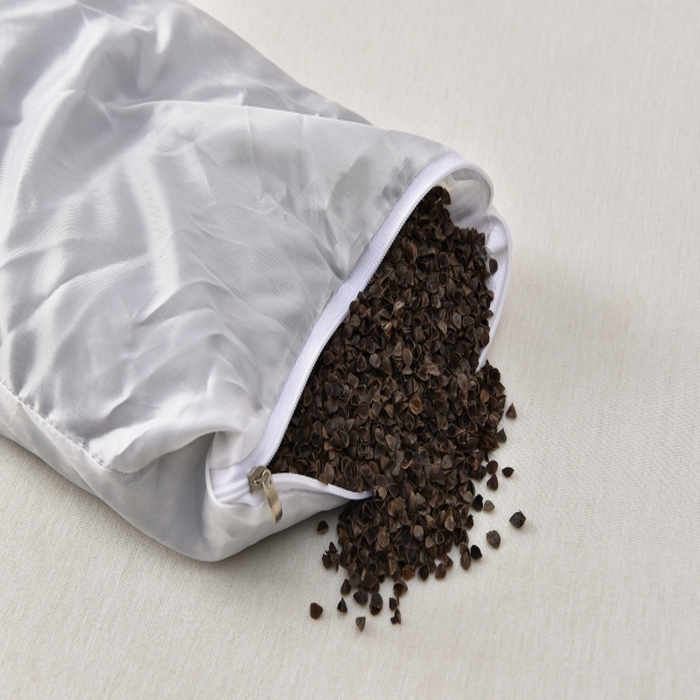 91家纺网 家纺一手货源 找家纺 小桃姐家纺 2025新款全棉纯棉条纹日式无印风荞麦枕三角大凉山荞麦枕 花草枕 颈椎枕 护颈枕 沙发枕 午休枕头 全棉苦荞三角枕-条纹粉