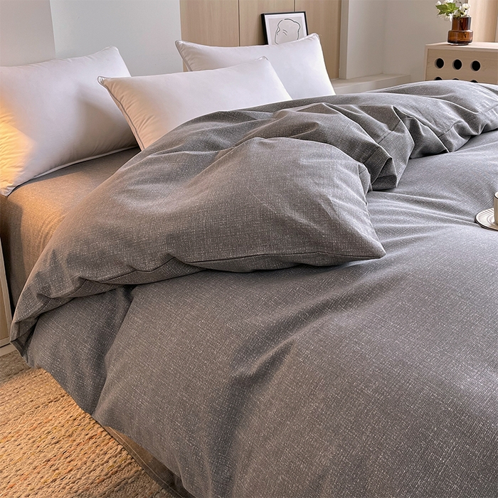 91家纺网 家纺一手货源 找家纺 （总）春皖家纺 2026高端直播热卖非遗A类全棉老粗布加厚床单款三件套-普通款单被套