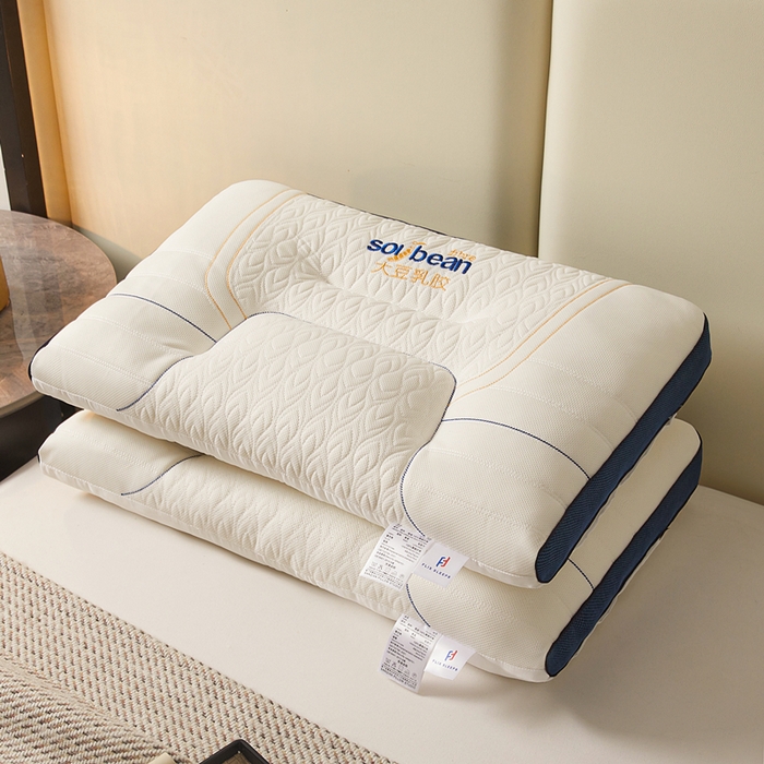 91家纺网 家纺一手货源 找家纺 （总）小桃姐家纺 2025新款SObean大豆乳胶枕枕头枕芯  立体分区枕芯 透气乳胶枕头 绗缝乳胶片