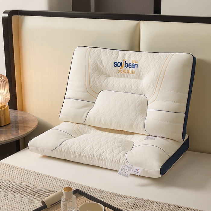 91家纺网 家纺一手货源 找家纺 （总）小桃姐家纺 2025新款SObean大豆乳胶枕枕头枕芯  立体分区枕芯 透气乳胶枕头 绗缝乳胶片