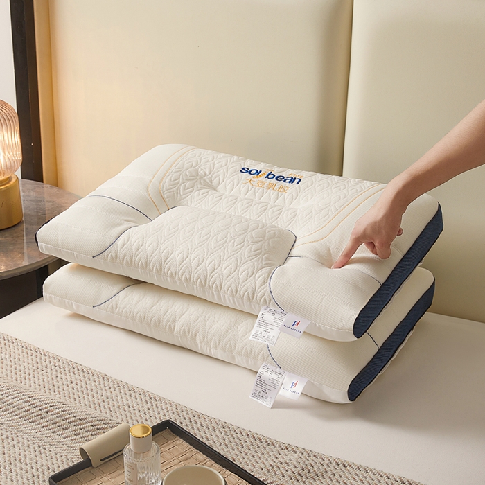 91家纺网 家纺一手货源 找家纺 （总）小桃姐家纺 2025新款SObean大豆乳胶枕枕头枕芯  立体分区枕芯 透气乳胶枕头 绗缝乳胶片