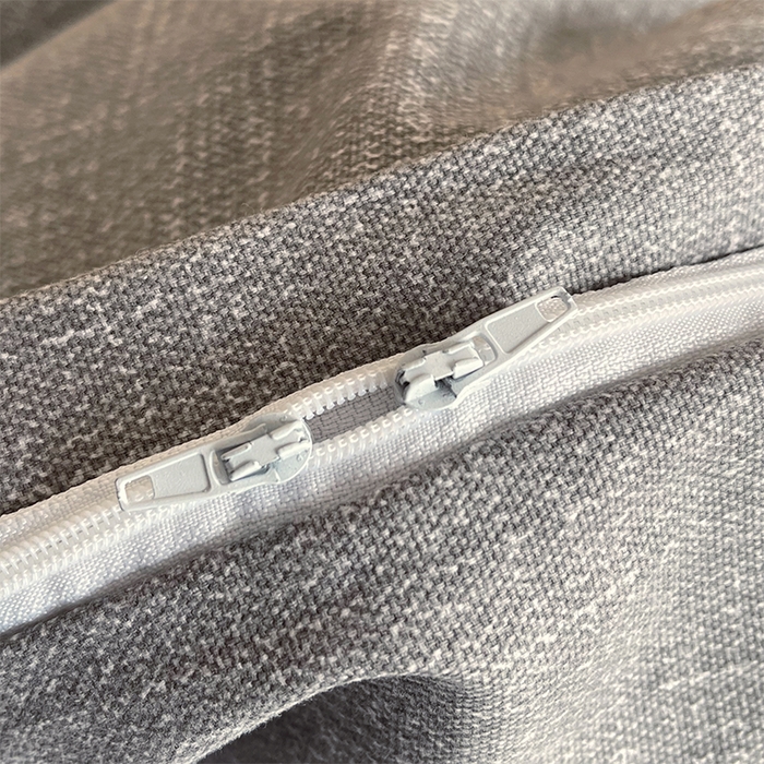 91家纺网 家纺一手货源 找家纺 春皖家纺 2026高端直播热卖非遗A类全棉老粗布加厚床单款三件套-普通款单被套 灰次郎