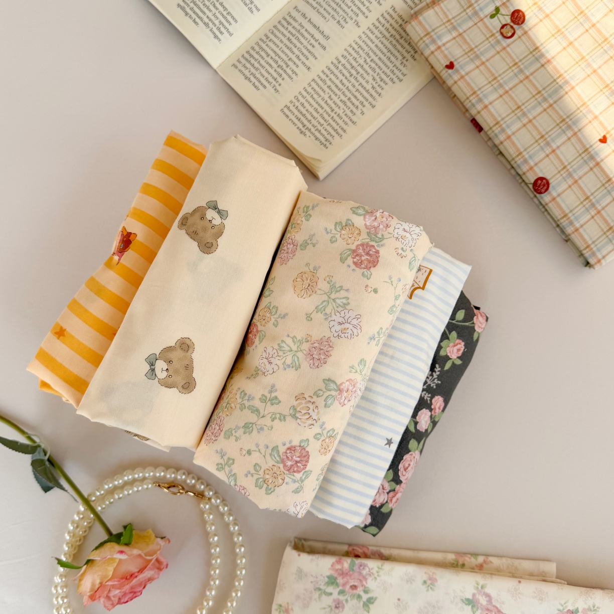 91家纺网 家纺一手货源 找家纺 百寐 2026新款13372全棉信封印花系列枕套 组合