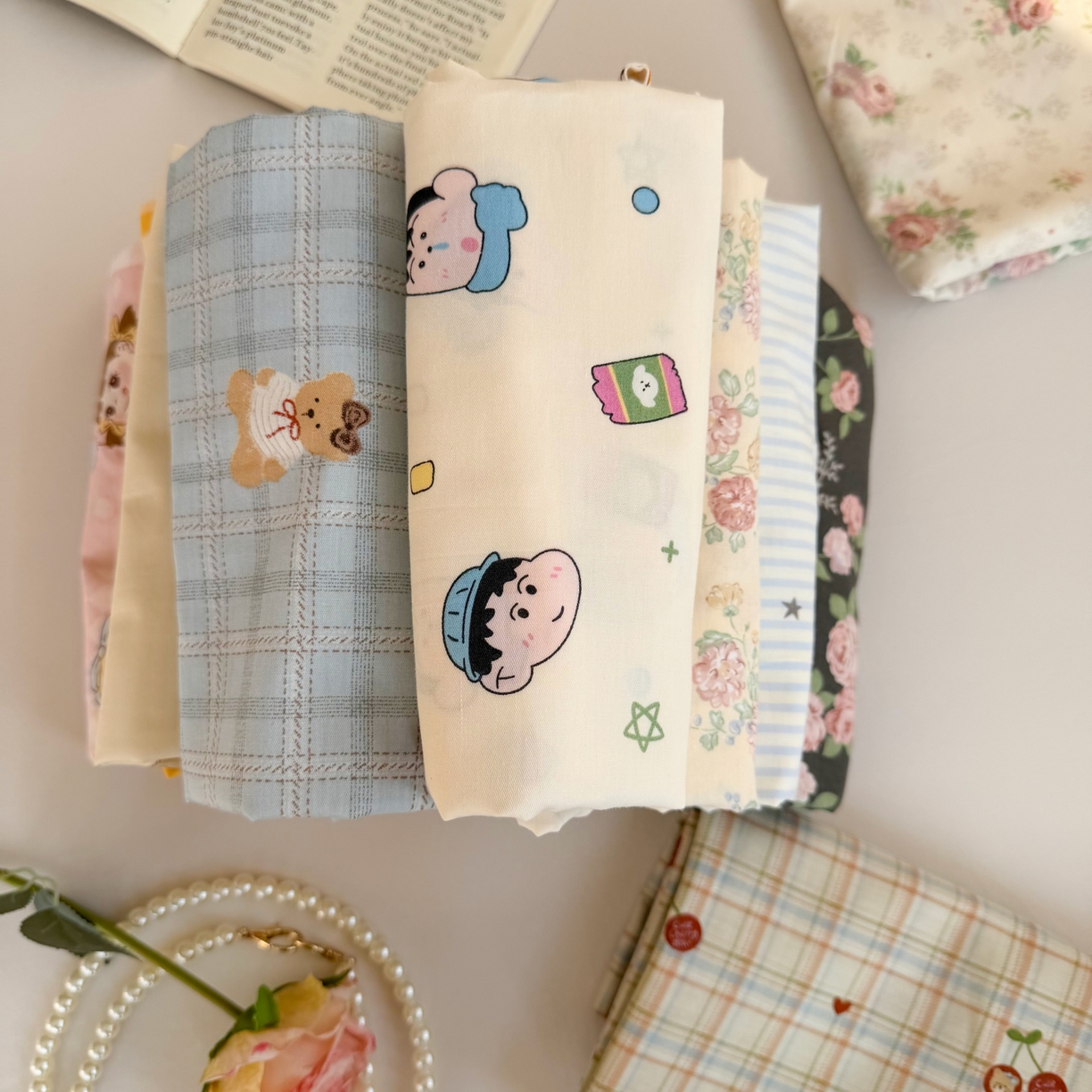 91家纺网 家纺一手货源 找家纺 百寐 2026新款13372全棉信封印花系列枕套 组合